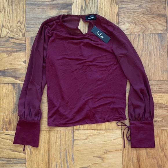 NWT: Lulus Long-Sleeve Top - Picture 3 of 5